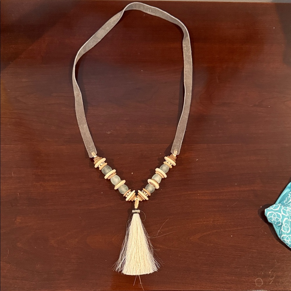 Chic Tassel Necklace with Beads
